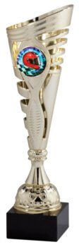 Assembled Cup Gold With 2" Mylar Holder