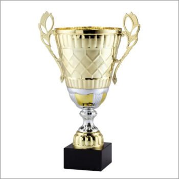 Gold Metal Cup and Matching Base