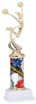 Assembled Trophy -Cheerleader Female