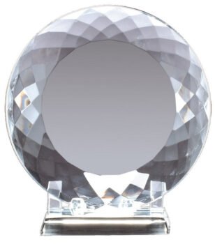 Crystal Plate With Stand
