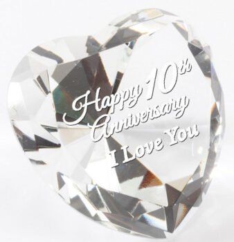 Clear Crystal Heart