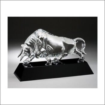 Bull On Black Base