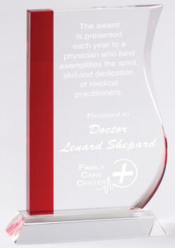 Red Wave Glass