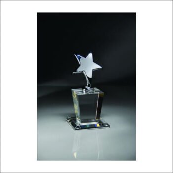 Shining Star On Crystal