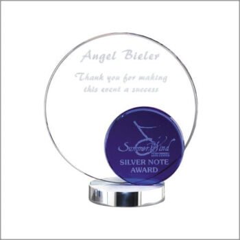 Crystal Blue Round