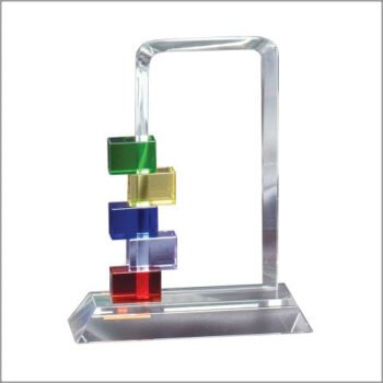 Billboard With Colored Blocks