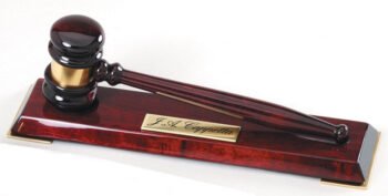 Men's Gavel and Stand