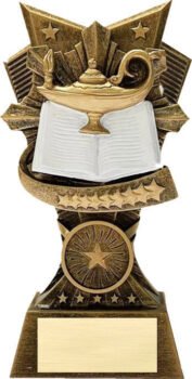 Resin Full Color Award - Lamp of Knowledge