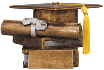 Resin Figure - Graduate Motorboard Diploma