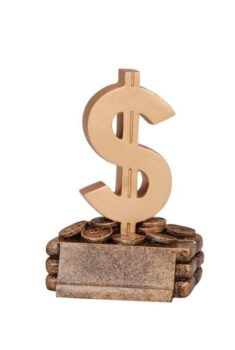 Resin Figure - Dollar Sign
