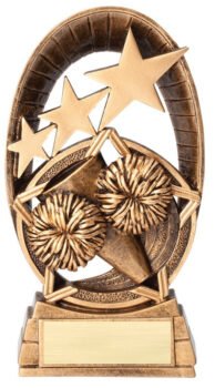 Radiant Series Resin Trophy -Cheer