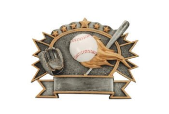 Resin Plate - Baseball