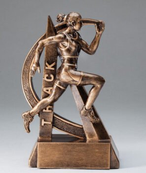 Ultra Action Resin Trophy -Track Female