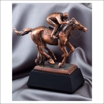 Horse With Jockey