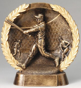 Resin Plate -Baseball Male