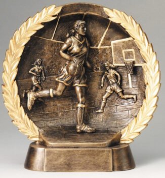 Resin Plate -Basketball Female