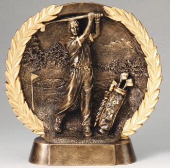 Resin Plate -Golf Male