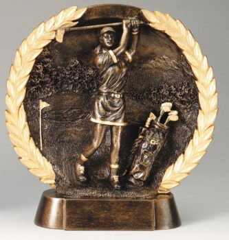 Resin Plate -Golf Female