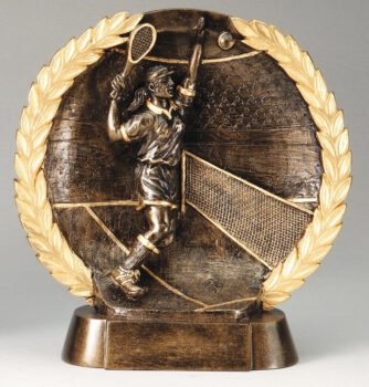 Resin Plate -Tennis Female