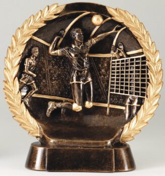 Resin Plate -Volleyball Male