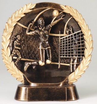 Resin Plate -Volleyball Female