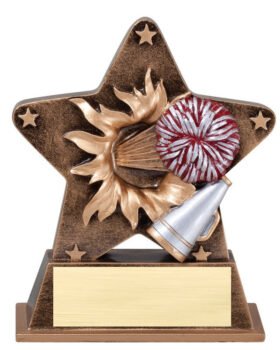 Star Burst Resin -Cheerleading